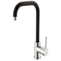 RUBINETTO PER LAVELLO BOCCA ALTA D-2.4CM NERO SATI