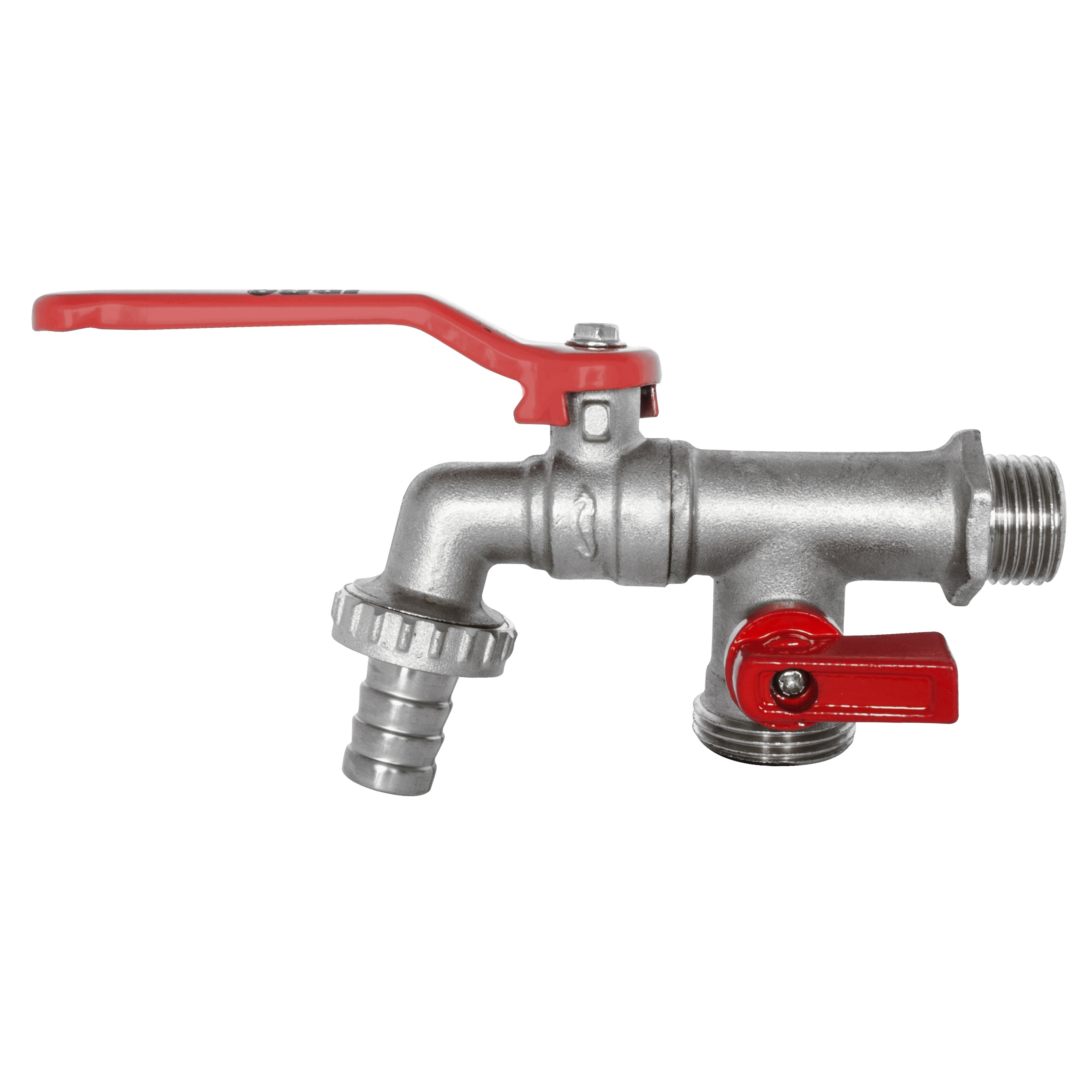 RUBINETTO DA ESTERNO CON ATTACCO DOPPIO A 1/2 (BLI