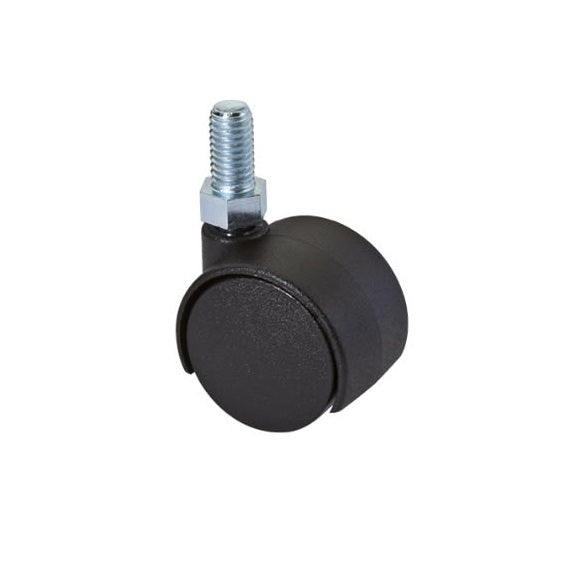 RUOTA NYLON 40MM CON FILETTO M10