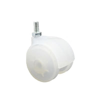 RUOTA NYLON MM.50 NEUTRA CON PERNO M8X15