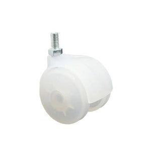 RUOTA NYLON MM.50 NEUTRA CON PERNO M8X15