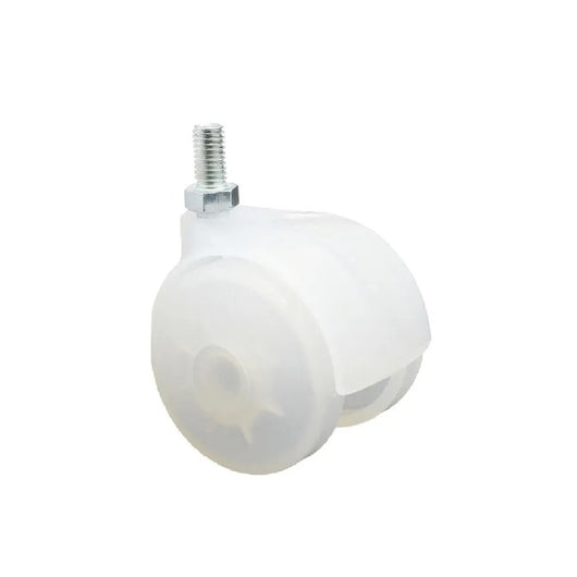 RUOTA NYLON MM.50 NEUTRA CON PERNO M8X15