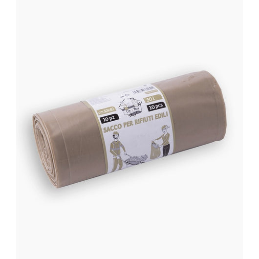 SACCHI RIFIUTI EDILI 40X70CM 50L 15PZ AMBRA.