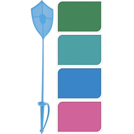 SCACCIAMOSCHE A SPADA 52CM IN 4 COLORI