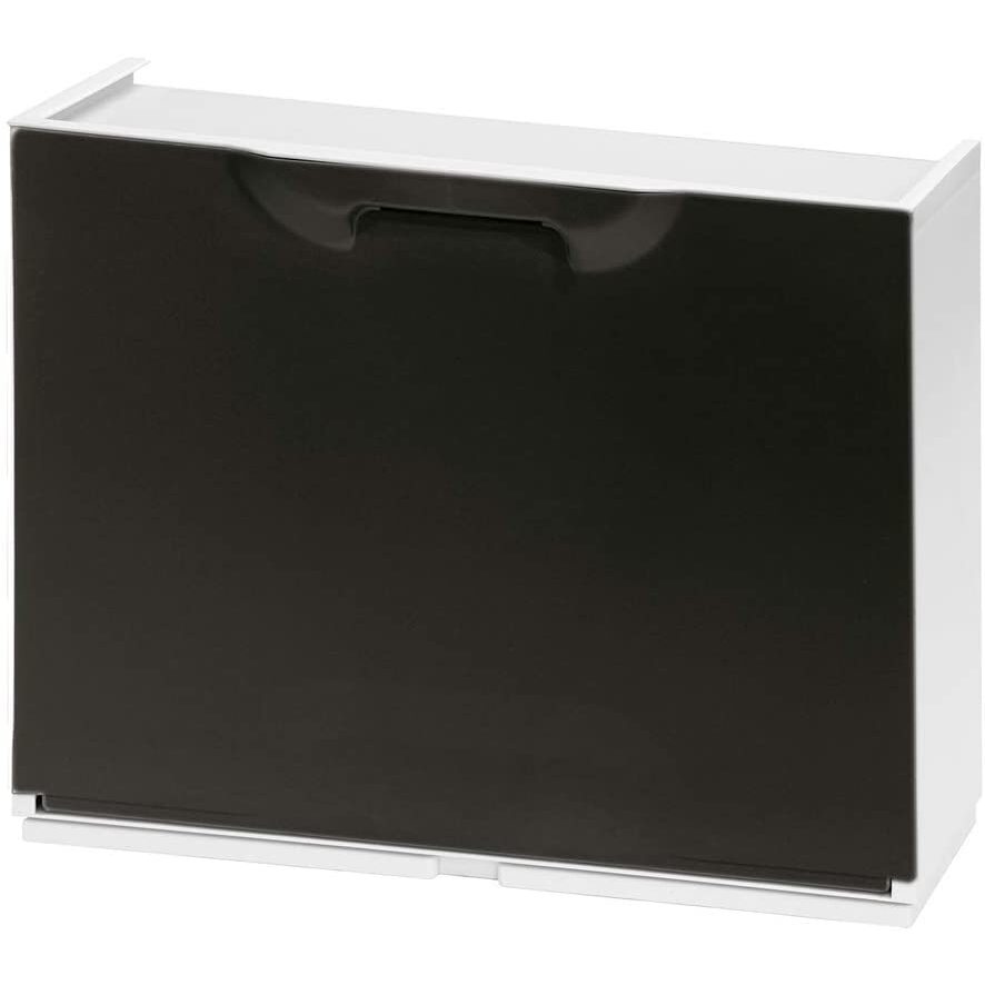 SCARPIERA NERA 51X17XH41CM A 1 MODULO IN PLASTICA
