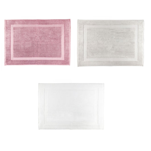 SCENDIDOCCIA 50X70CM BIANCO/ROSA/PERLA.