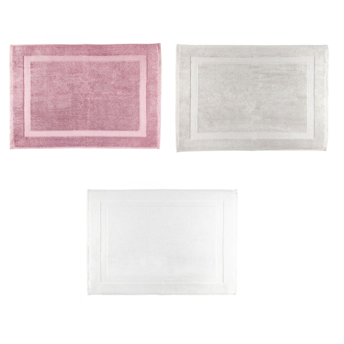 SCENDIDOCCIA 50X70CM BIANCO/ROSA/PERLA.