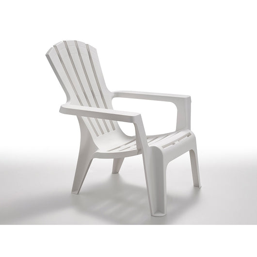 SEDIA MARYLAND BIANCA 80X73XH88CM IN RESINA