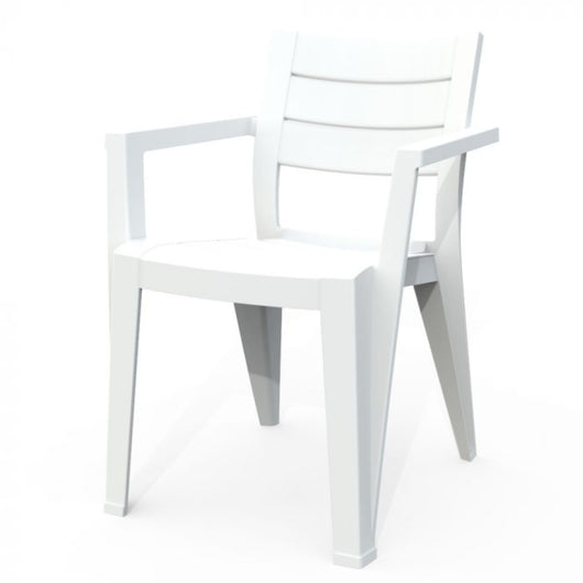 SEDIA JULIE BIANCA 61,5X58,5XH79CM