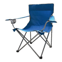 SEDIA PIEGHEVOLE BLU 50X50XH85CM CON BRACCIOLI