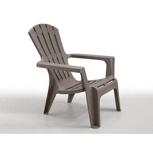 SEDIA MARYLAND TAUPE 80X73XH88CM IN RESINA