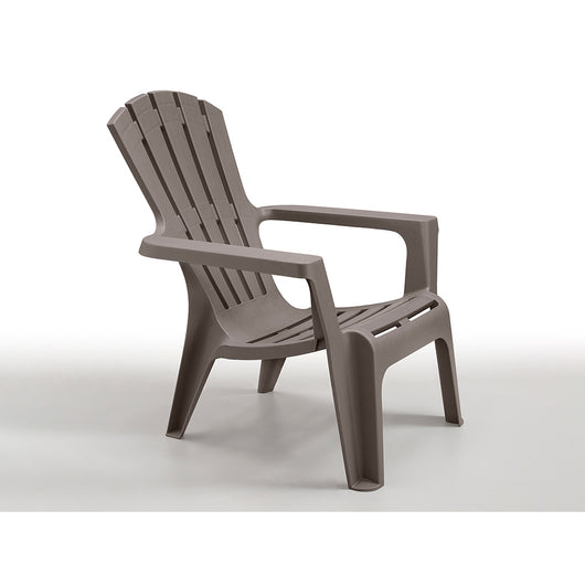 SEDIA MARYLAND TAUPE 80X73XH88CM IN RESINA