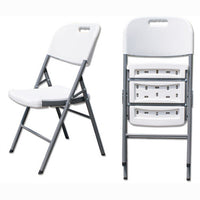 SEDIA PIEGHEVOLE 45X50XH88CM BIANCA IN PP