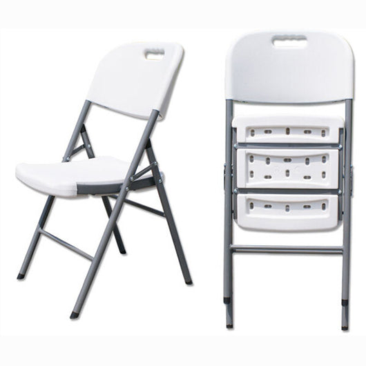 SEDIA PIEGHEVOLE 45X50XH88CM BIANCA IN PP