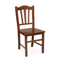 SEDIA SILVANA MASSELLO 46X51XH95CM NOCE