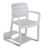 SEDIA TISARA BIANCA 58X53XH83CM