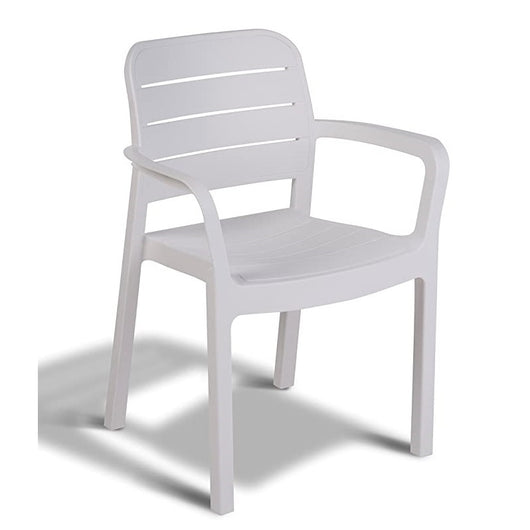 SEDIA TISARA BIANCA 58X53XH83CM