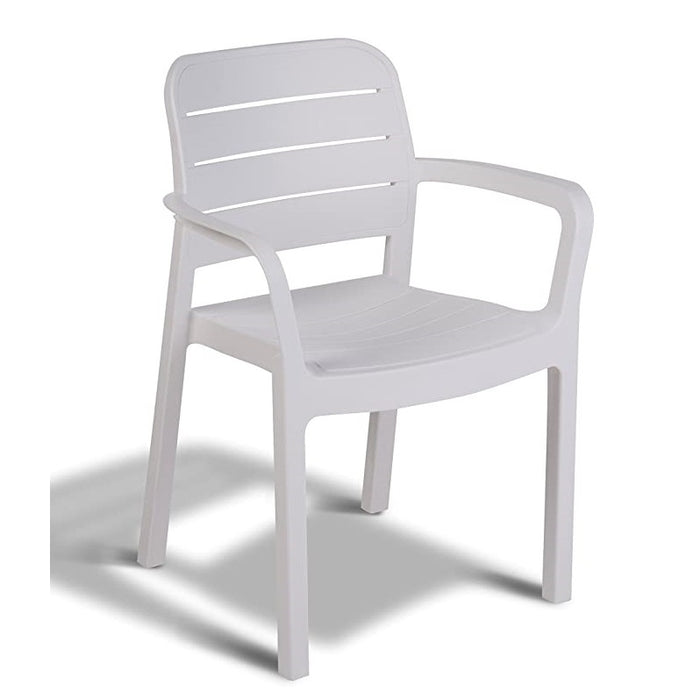 SEDIA TISARA BIANCA 58X53XH83CM