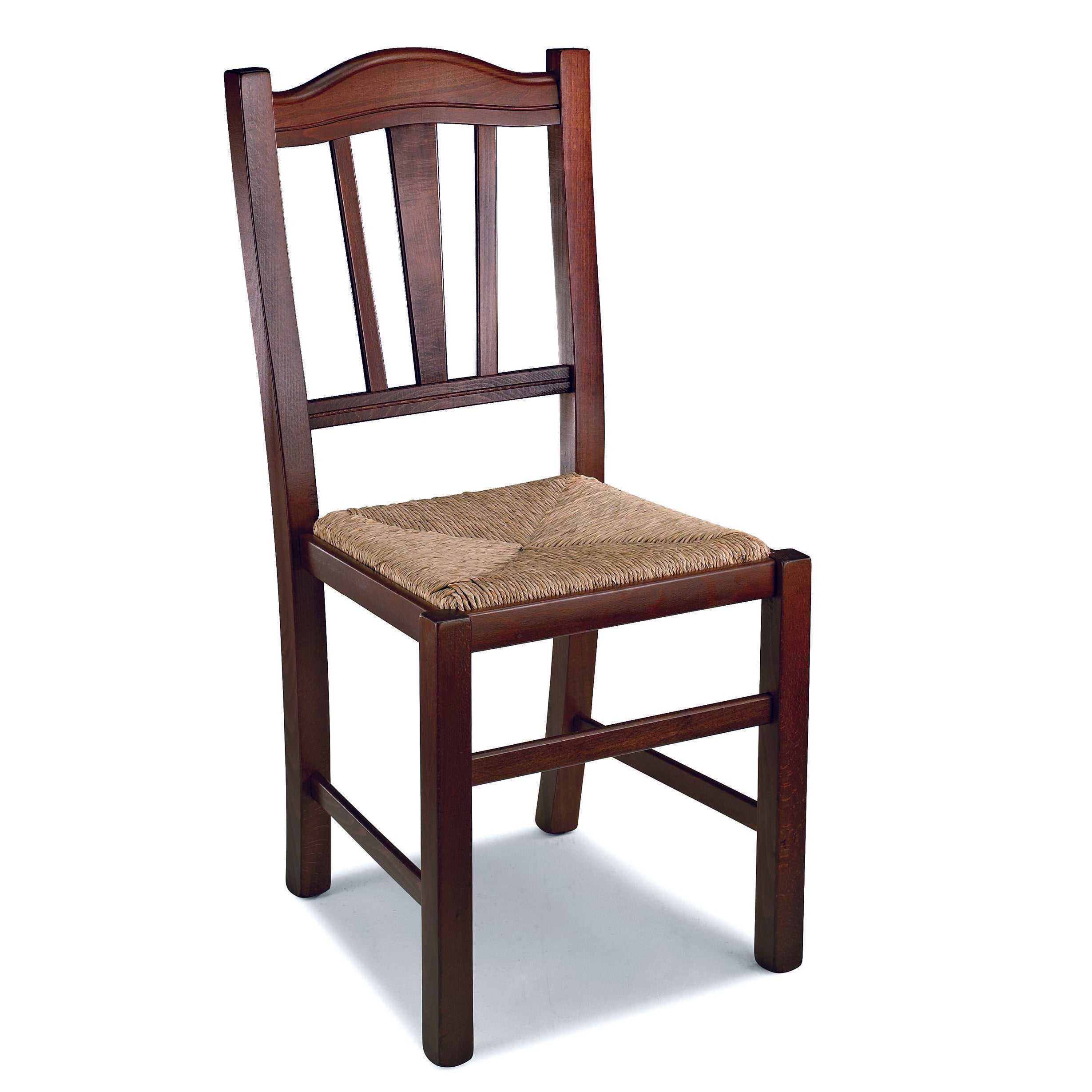 SEDIA SILVANA IMPAGLIATA 46X51XH95CM NOCE