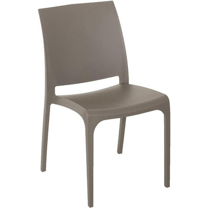 SEDIA VOLGA TAUPE 54X46XH80CM IMPILABILE