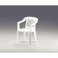 SEDIA VENEZIA BIANCA 58X56XH77CM IMPILABILE