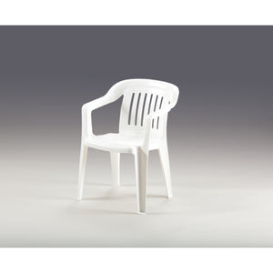 SEDIA VENEZIA BIANCA 58X56XH77CM IMPILABILE