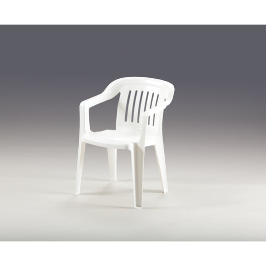 SEDIA VENEZIA BIANCA 58X56XH77CM IMPILABILE