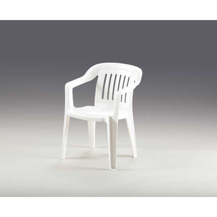 SEDIA VENEZIA BIANCA 58X56XH77CM IMPILABILE