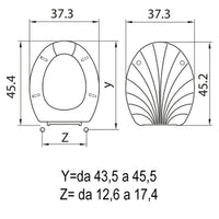SEDILE COPRIWC MARE IN TERMOINDURENTE BIANCO