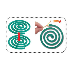 SET 10 SPIRALI ANTIZANZARE CON SUPPORTO