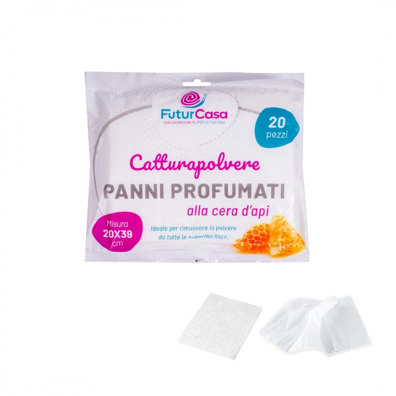 SET 20 PANNI CATTURAPOLVERE 20X39CM CERA D'API.