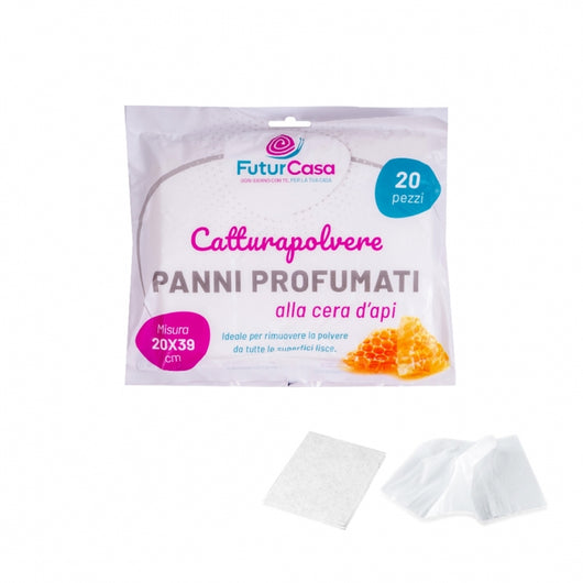SET 20 PANNI CATTURAPOLVERE 20X39CM CERA D'API.