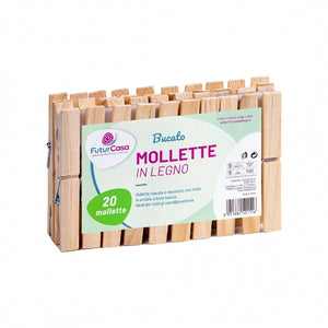 SET 20 MOLLETTE IN LEGNO.