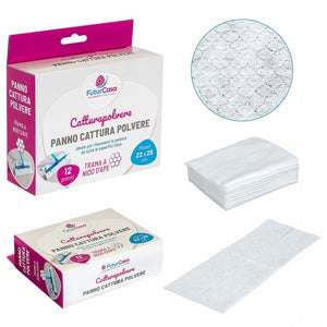 SET 12 PANNI CATTURAPOLVERE 22X28CM NIDO D'APE.