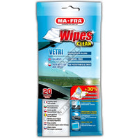 SET 20 SALVIETTINE VETRI WIPES CLEAN
