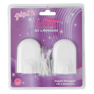 SET 2 APPENDINI IN ABS BIANCO