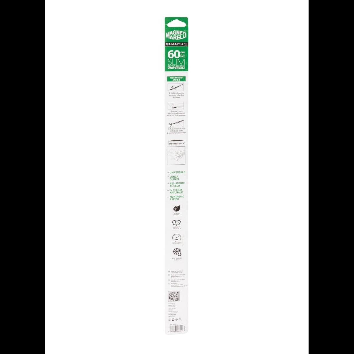 SET 2 GOMMINI TERGICRISTALLO SLIM 60CM