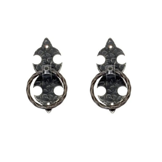 SET 2 MANIGLIETTE CIONDOLO 40MM IN FERRO BATTUTO C