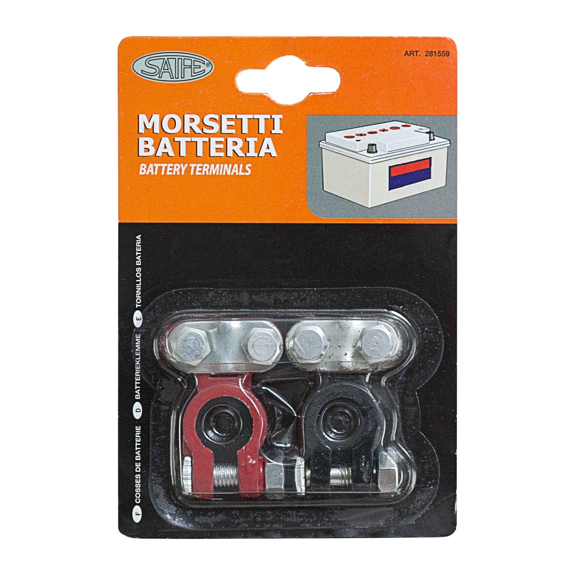SET 2 MORSETTI BATTERIA
