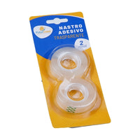 SET 2 NASTRI TRASPARENTI 20MM 30 METRI.