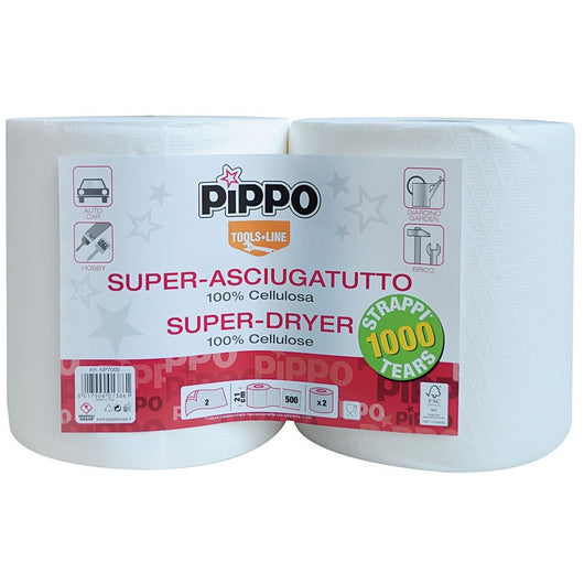 SET 2 ROTOLI 500 STRAPPI SUPER ASCIUGATUTTO