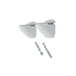 SET 2 REGGIMENSOLE BIANCHI MM.40 PER CRISTALLI