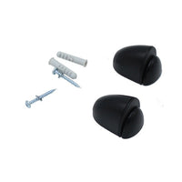 SET 2 REGGIMENSOLE NERE MM.26 PER CRISTALLI