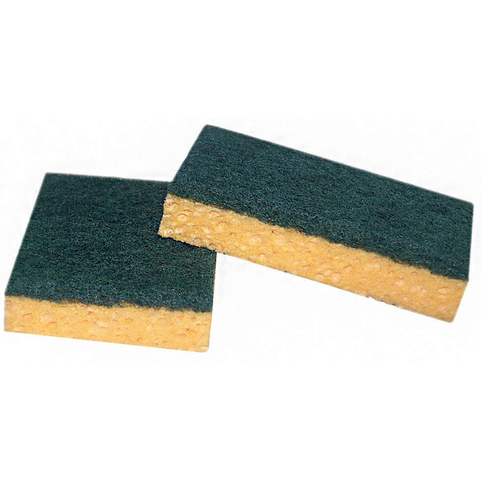 SET 2 SPUGNE 11X7XH2CM CELLULOSA CON ABRASIVO