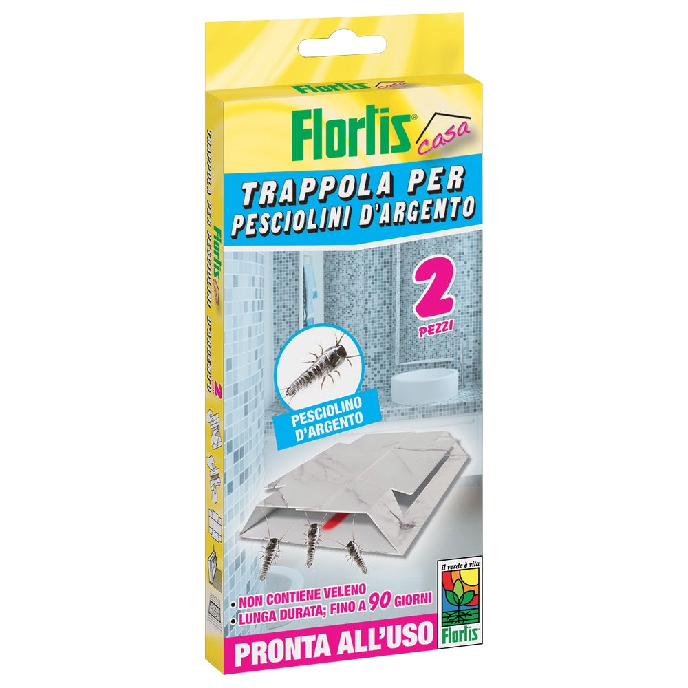 SET 2 TRAPPOLE PER PESCIOLINI ARGENTO