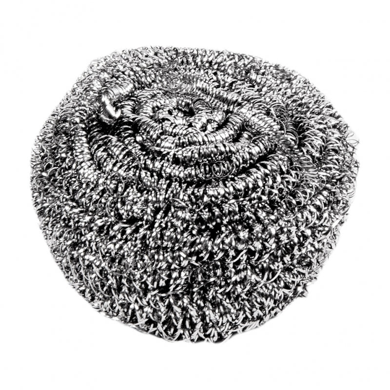 SET 2 SPUGNETTE ABRASIVE IN ACCIAIO INOX.