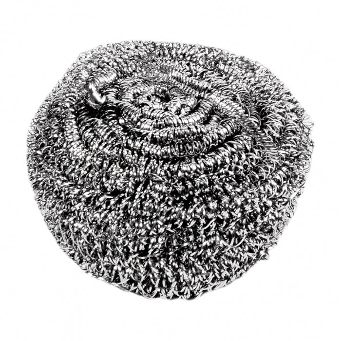 SET 2 SPUGNETTE ABRASIVE IN ACCIAIO INOX.