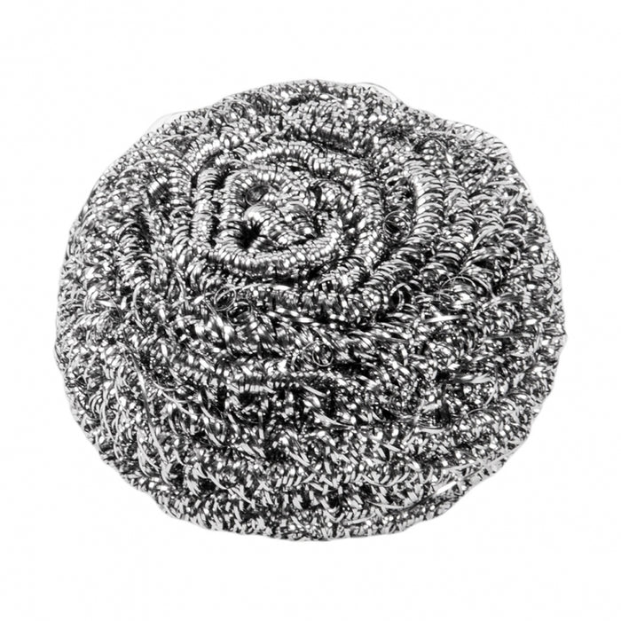 SET 2 SPUGNETTE ABRASIVE IN ACCIAIO INOX.