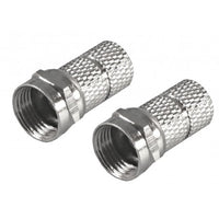 SET 2 SPINOTTI TIPO F PER CAVI SATELLITARI DA 5M