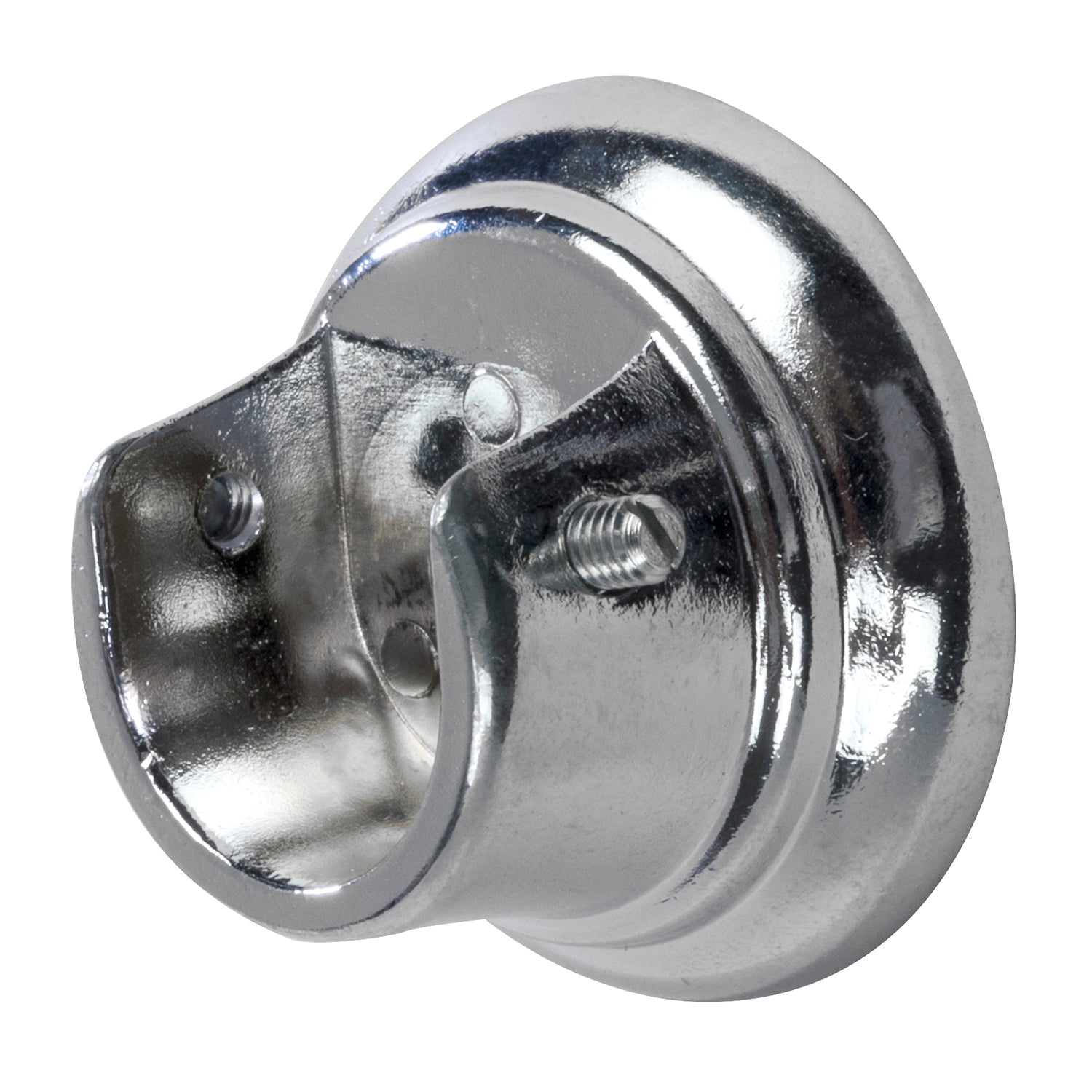 SET 2 SUPPORTI LATERALI IN ALLUMINIO CROMATO